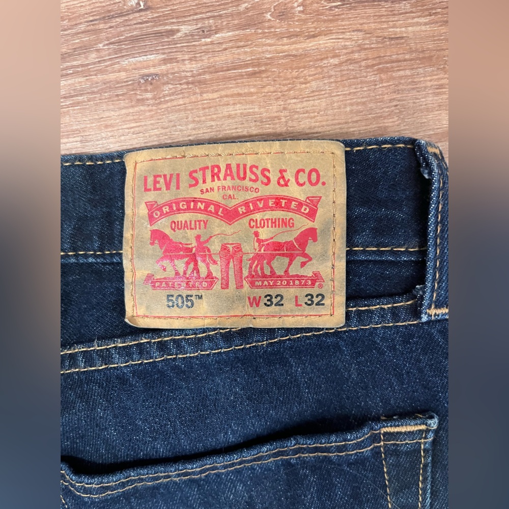 Levi 505 32x32 regular fit men's jeans